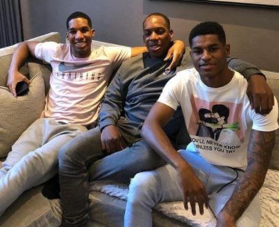 Tamara Rashford half brothers Dwaine Rashford Dane Rashford and Marcus Rashford.